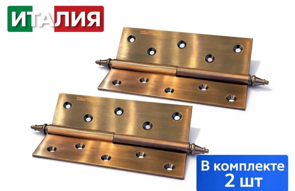 Дверная петля Palladium sarento 610-5 AC L 5"х3"х2,5 mm, вариант