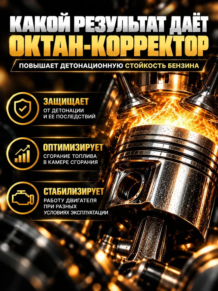Октан-корректор BiBiCare BENZINE присадка в бензин для повышения октанового числа, 250 мл, 250 мл, фото 5