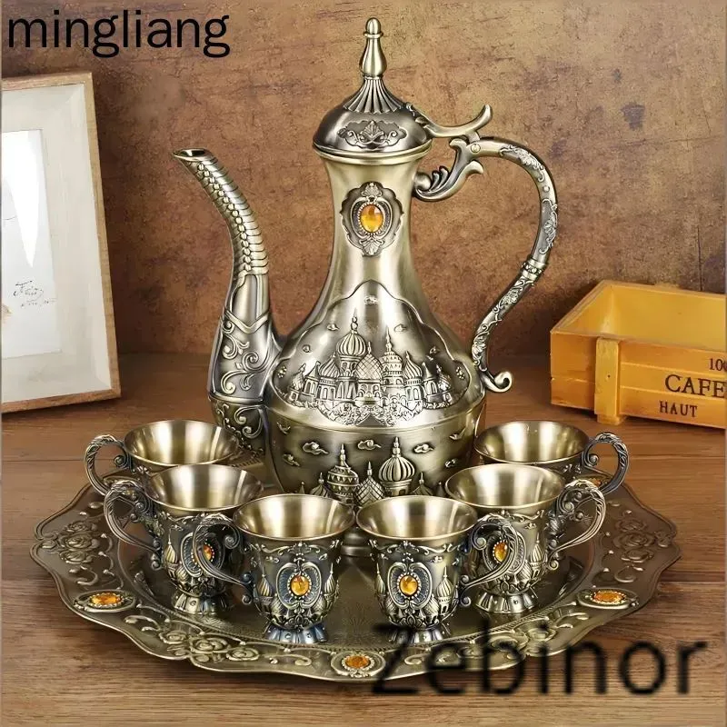 Бронзовый винтажный чайник, вариант