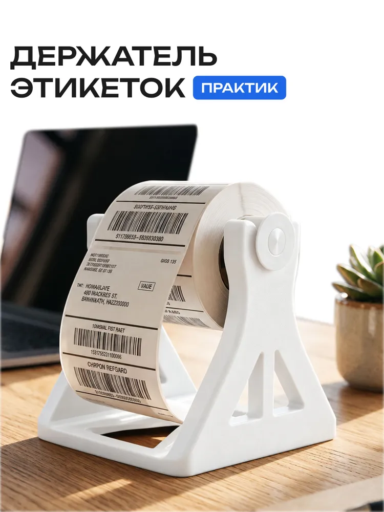 Внешний держатель рулона этикеток термопринтера "Практик", вариант, фото 4