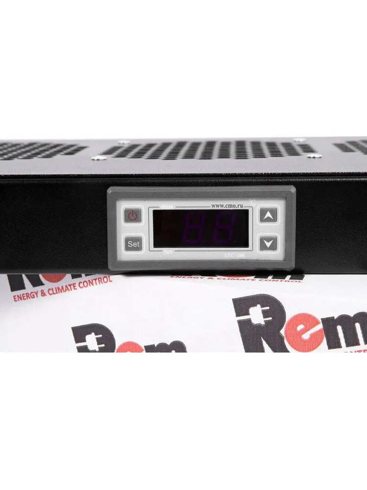 ЦМО R-FAN-3K-1U-9005 Модуль вентиляторный 19" 1U 3 вентилятора,, вариант, фото 3