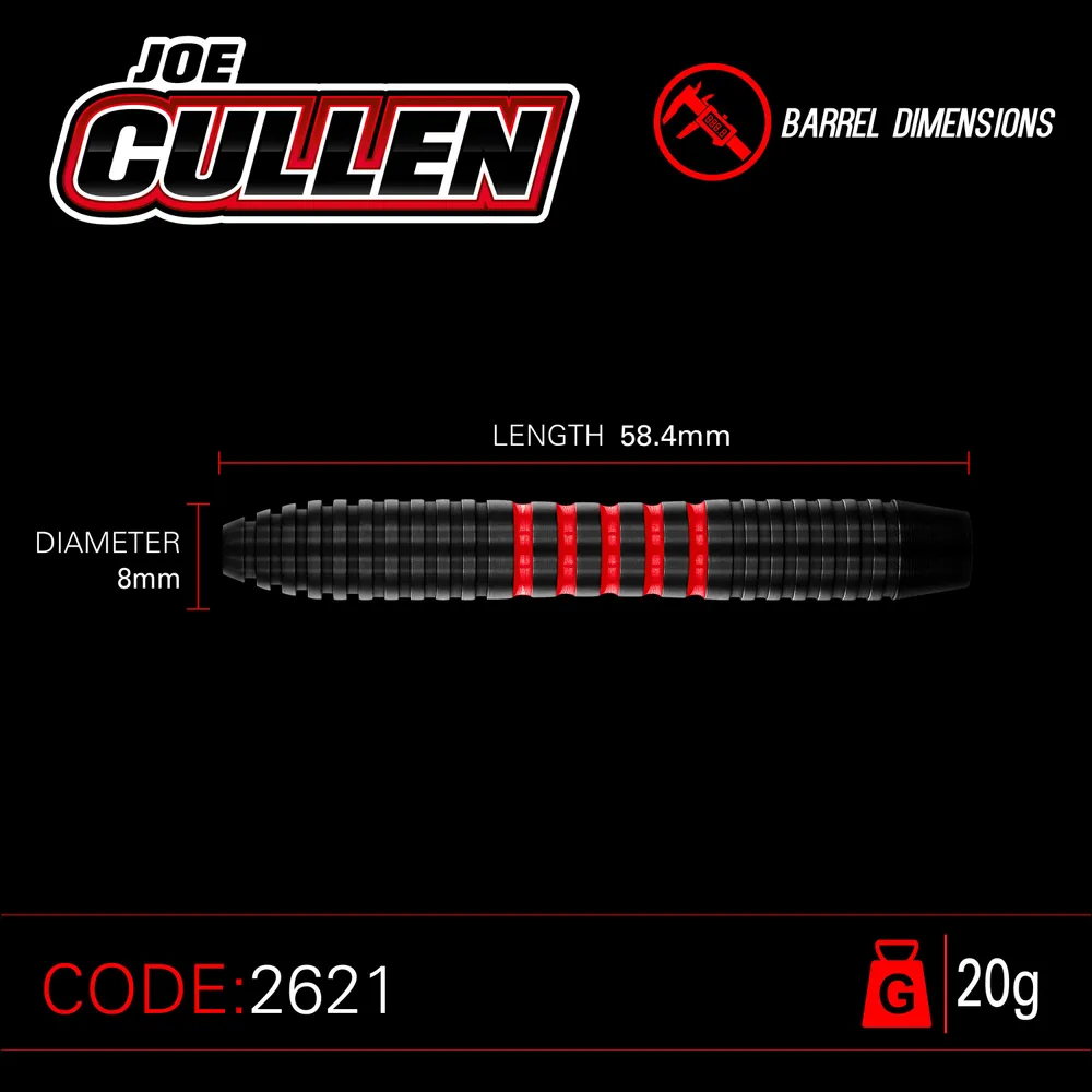 Дротики 20гр Winmau Joe Cullen Brass steeltip. Для игры в Дартс., 20 г, фото 5