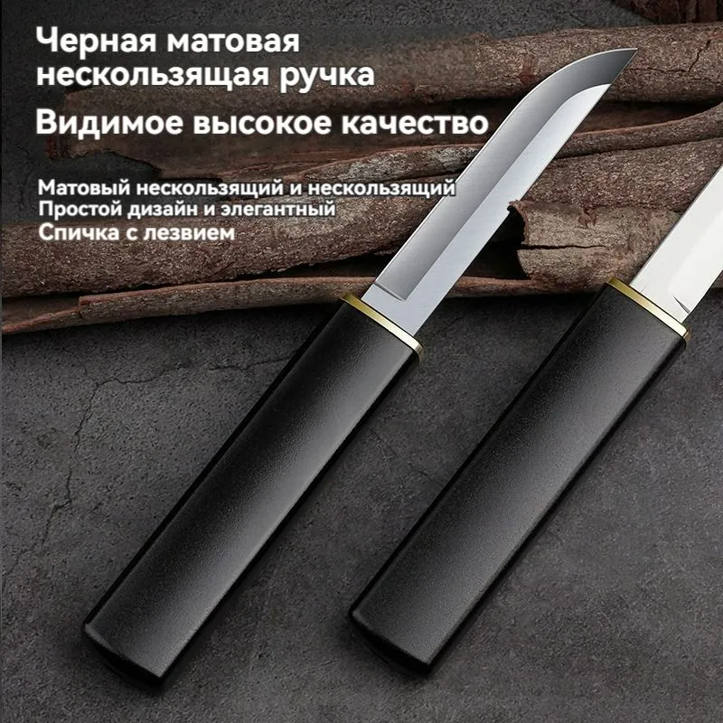Нож столовый 1 предм. черный, черный, фото 5