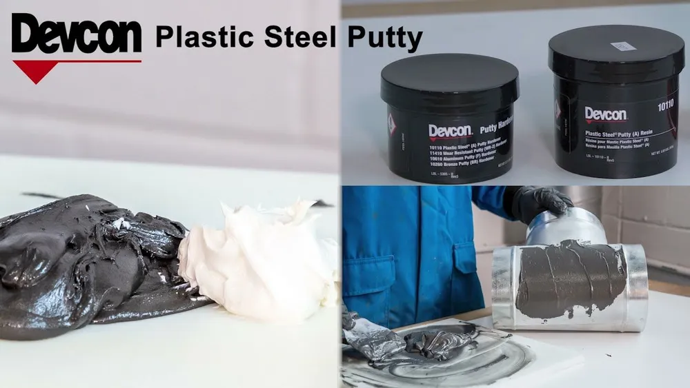 Devcon Plastic Steel Putty (A) 10110 - 500 г Девкон Мастика эпоксидная со стальным наполнителем, 500 г, фото 5