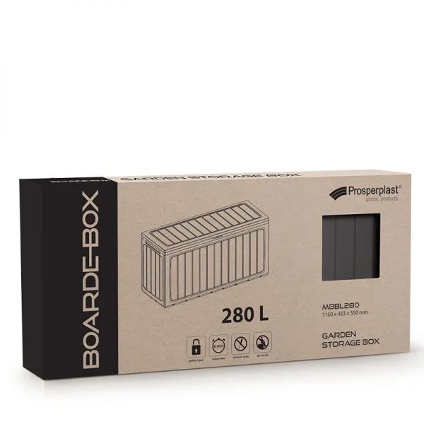 Садовый сундук Boardebox 280 коричневый, коричневый, фото 5