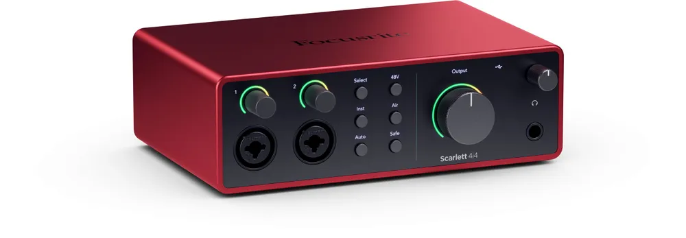 FOCUSRITE Scarlett 4i4 4th Gen аудио интерфейс USB, 4 входа/4 выхода, вариант, фото 2