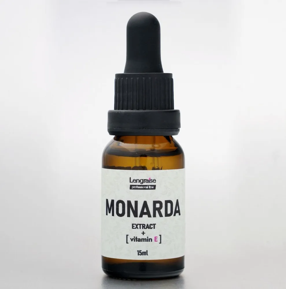 Масло МОНАРДЫ для ногтей 10%, от онихолизиса, от грибка, для кутикул. Сверхкритический экстракт СО2 с витамином Е, LENGRAISE. 100% натурально, БЕЗ ГМО, 15мл, 15 мл, фото 2