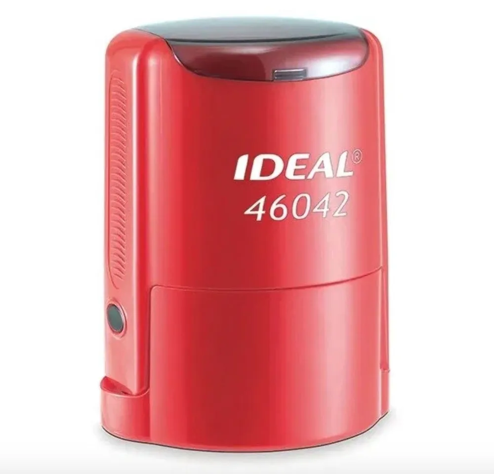 Оснастка для печати Trodat 46042 Ideal, диаметр 42 мм, цвет КРАСНЫЙ, красный, фото 3
