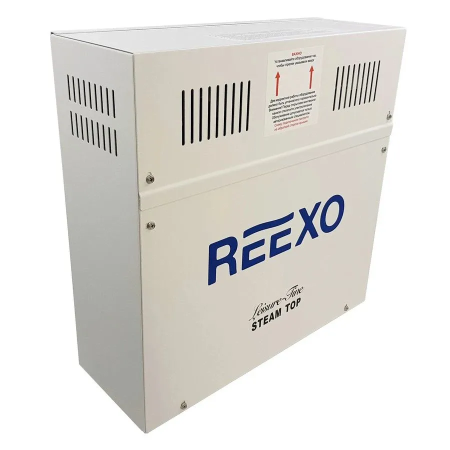 Парогенератор для хаммама REEXO SteamTop Auto 60 - 6 кВт, 220 В, с ТЭНами AISI-304 (с автоматическим краном), до 8 куб. м, вариант, фото 3