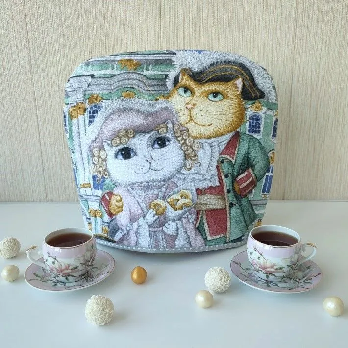 Грелка на чайник "Питерская парочка" 31х27 см., 31x27 см, фото 3