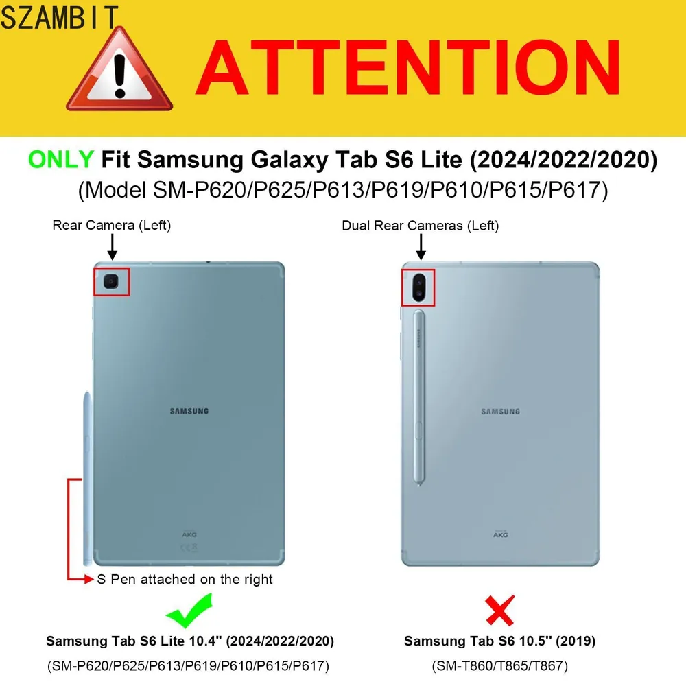 Чехол-клавиатура для Samsung Tab S6 Lite 10,4 дюйма 2024 2022 2020 SM-P613 P625 P620 P613 P619 P610 P615 P617 Русская раскладка, вариант, фото 3