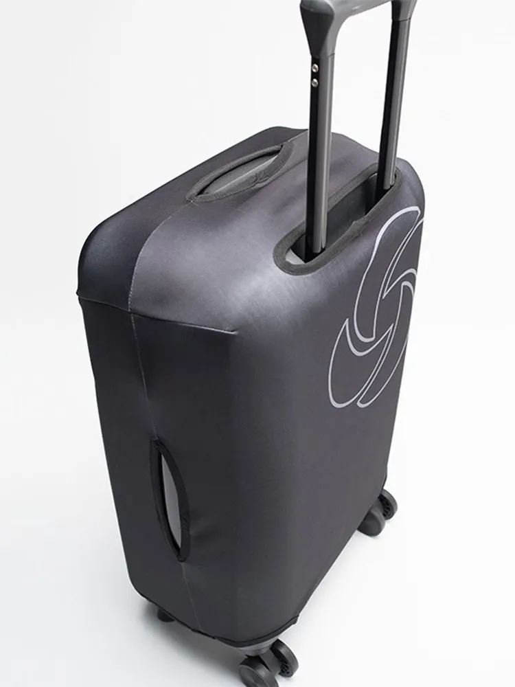 Чехол на чемодан L плотный Samsonite, Чехол для чемодана черный однотонный самсонайт, черный, фото 3