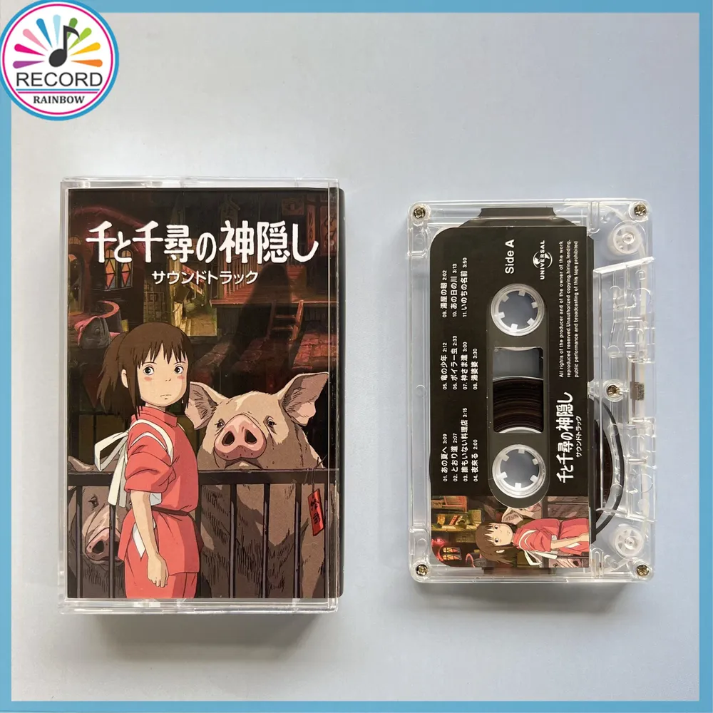 Spirited Away Ghibli Miyazaki Hayao Movie Soundtrack кассета Совершенно новый Запечатанный, вариант