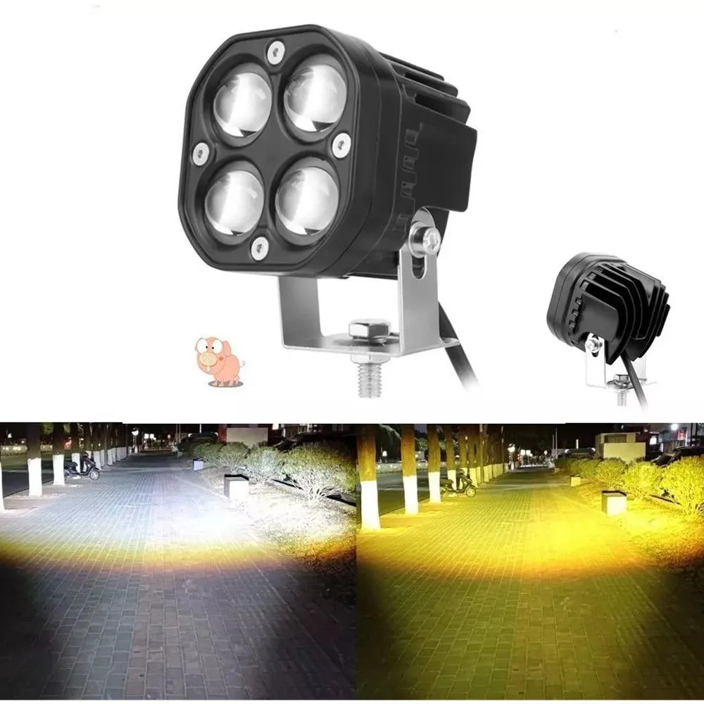 Прожектор автомобильный, 1 шт., арт. 40w-white Yellow, 1 шт