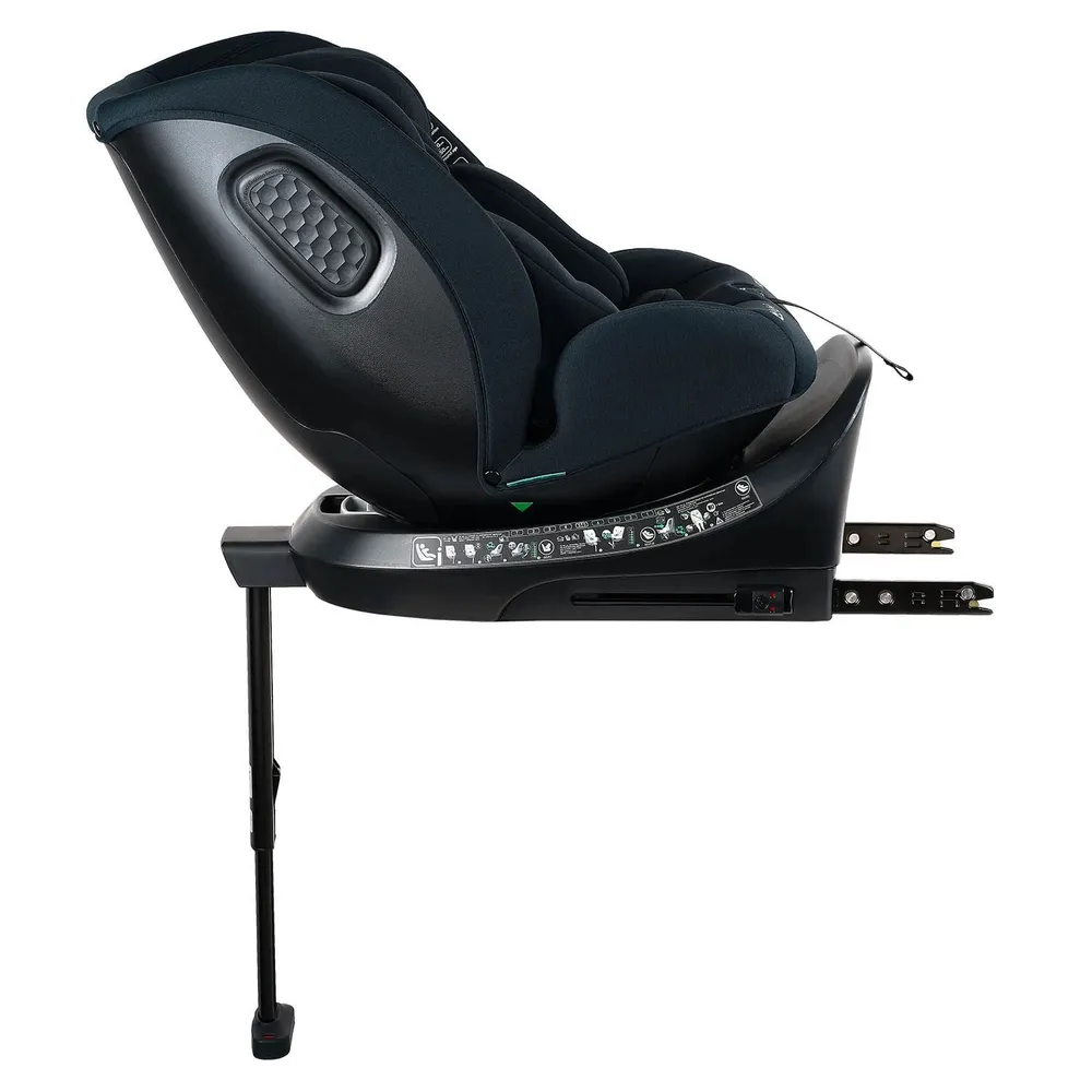 Автокресло Indigo E-TRON ISOFIX I-SIZE, с упором, группа 0+1+2+3 (0-36 кг) черный, 36 кг, фото 6