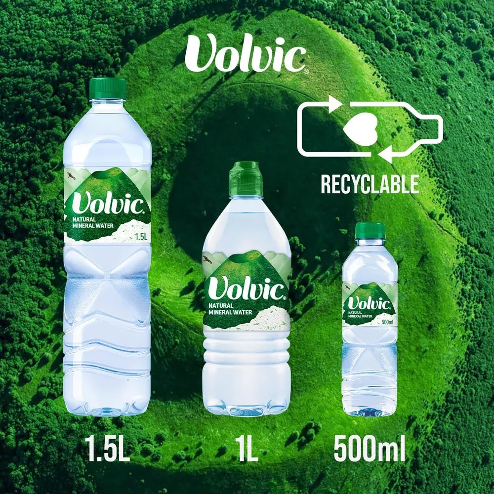 Вода минеральная Volvic(Вольвик) 6 шт. х 1,5 л, негазированная, пэт, 6 шт, 1,5 л, фото 3