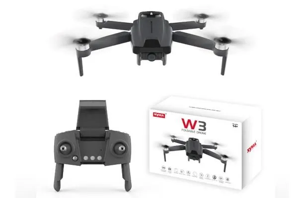 Квадрокоптер Syma W3 с камерой 2.7K FPV, GPS, 2 камеры, бесщеточные двигатели, 5G, 5 г, фото 3