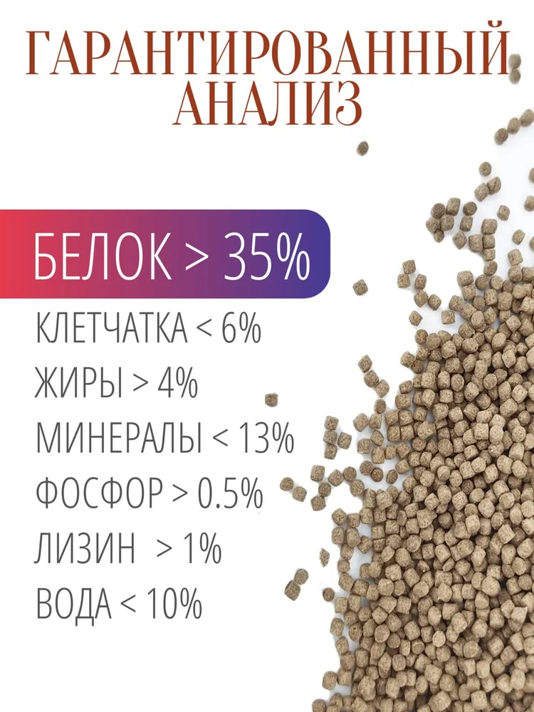 Сухой корм для аксолотля в гранулах 1,5 мм 100 г 200 мл AXOLOTL YEE, 100 г, 200 мл, фото 4
