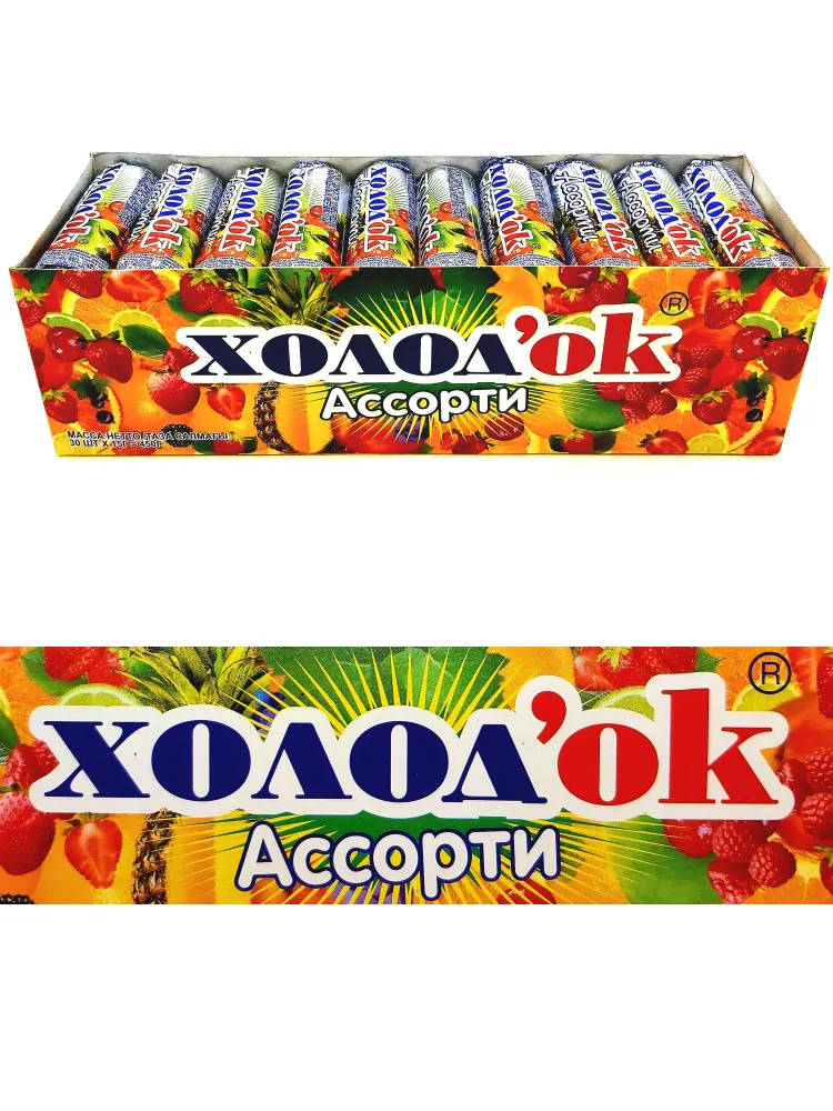 Конфеты драже Холодок ассорти, блок/30 шт, 1шт / 15гр. ( таблетированные ), 30 шт, 1 шт, фото 5