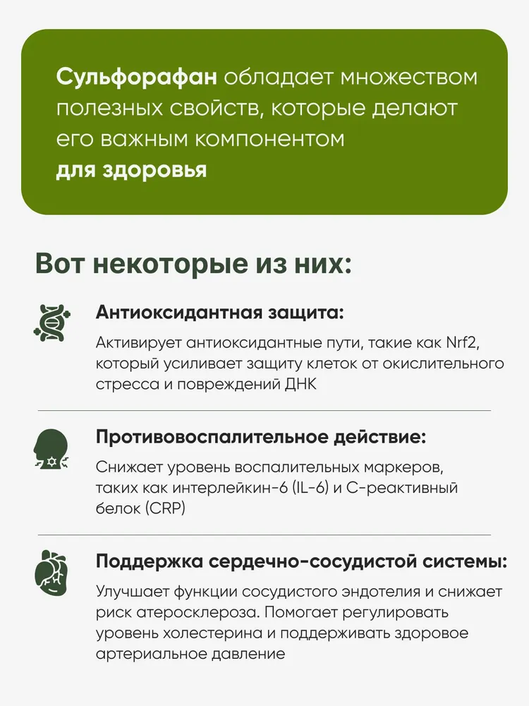 Порошок микрозелени брокколи RESTARTBIO, вариант, фото 6