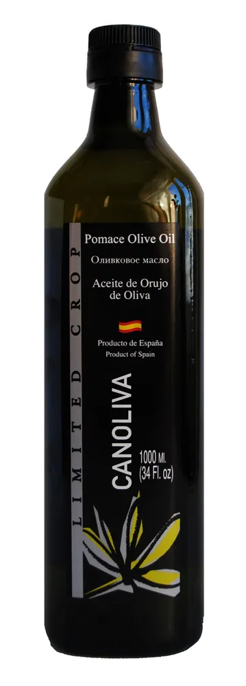 Масло оливковое CANOLIVA ORUJO Pomace, 1000 мл, ПЭТ смесь масел рафинированного и нерафинированного Extra Virgin Испания, 1 л