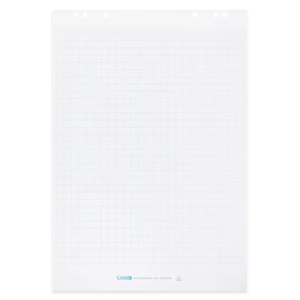 Блокнот для флипчарта Durable, клетка, 68 x 97 см, 20 листов Белый, 68x97 см, фото 2