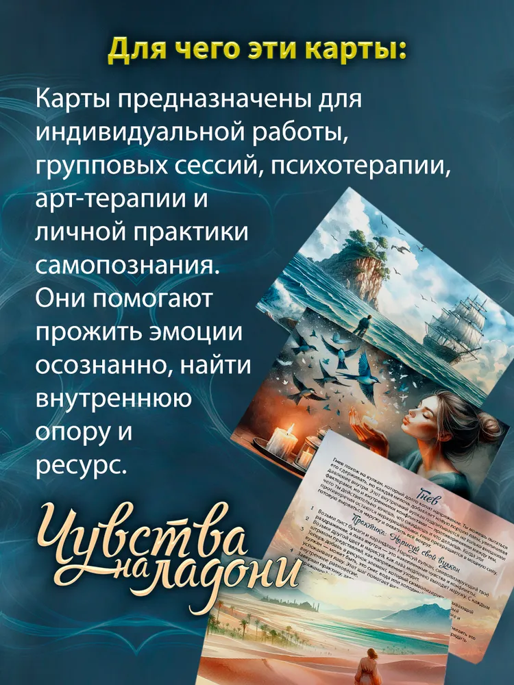 Метафорические карты "Чувства на ладони", вариант, фото 4