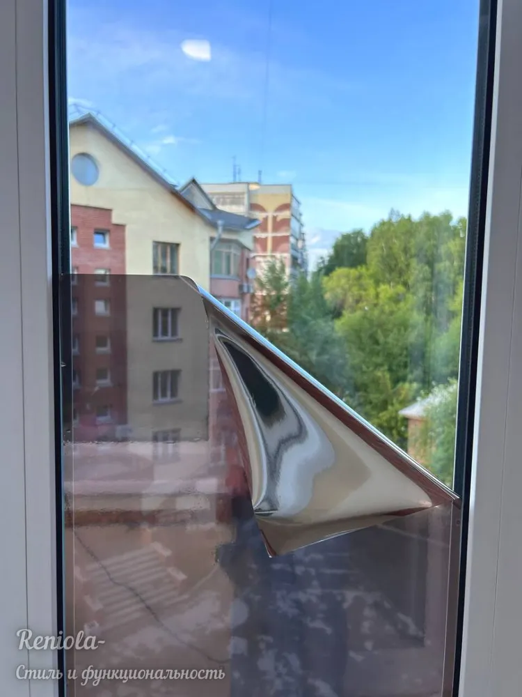 Пленка зеркальная солнцезащитная для окон TM5-T03-90, 90 см на 300 см, вариант, фото 6