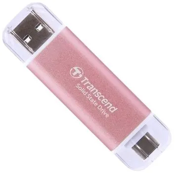 Transcend ESD310 1 ТБ Внешний SSD-диск, USB Type-C, USB Type-A, TS1TESD310S, коричневый, 1 ТБ