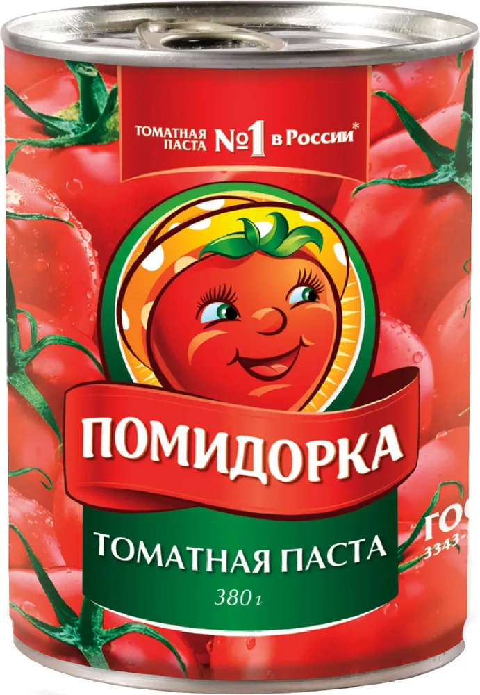 Томатная паста Помидорка, 380 г, 380 г
