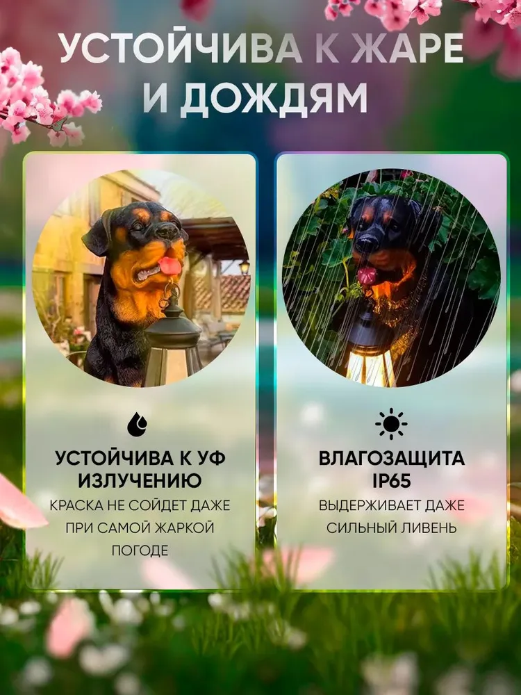 Садовая фигурка на солнечной батарее, вариант, фото 3
