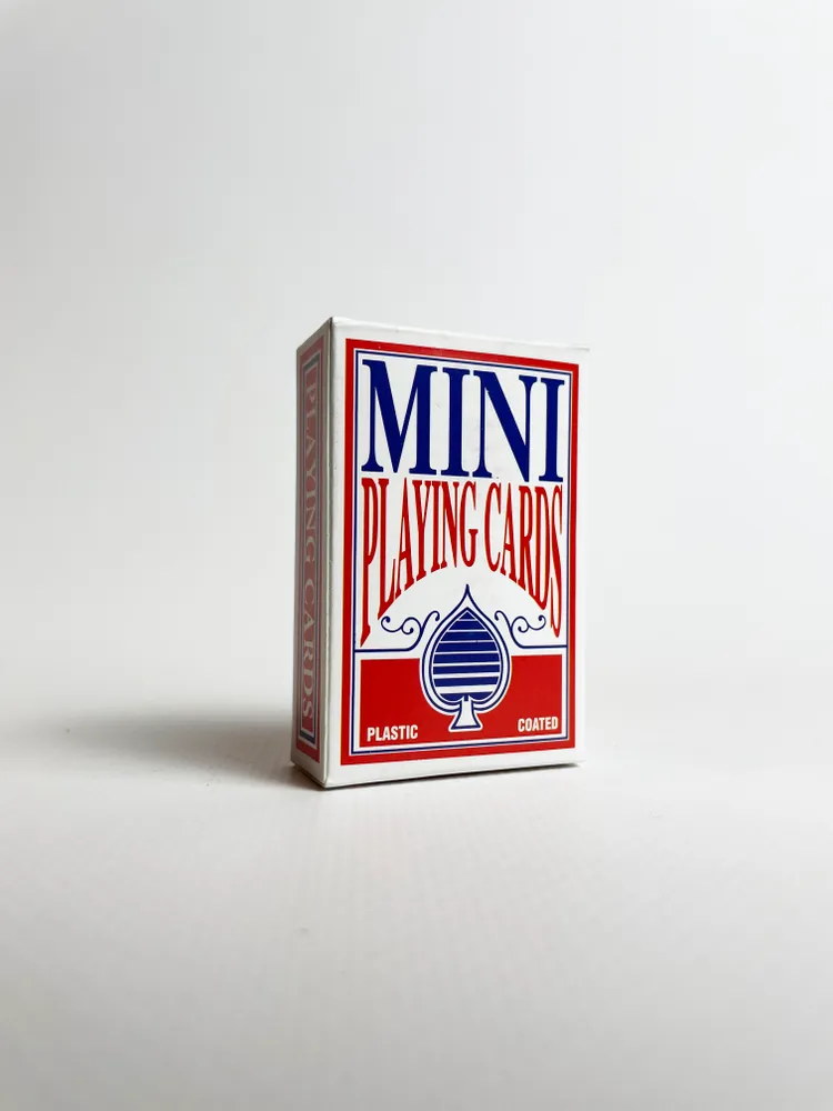 Пасьянсные игральные мини карты 5,9 х 3,8 см, 5.9x3.8 см, фото 3
