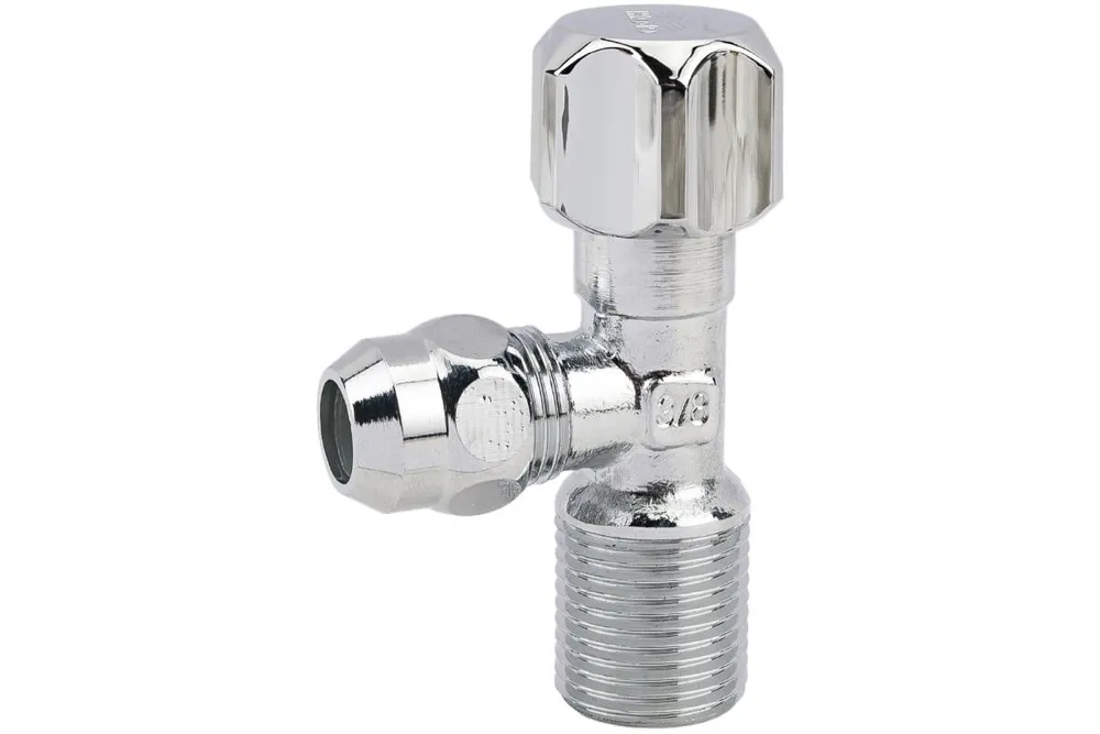 Вентиль угловой, с 1/2 на 3/8, для воды, латунь, хром, Grohe, вариант, фото 3