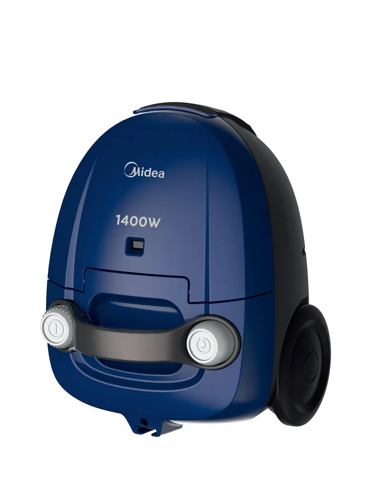 Пылесос для дома бытовой Midea VCB331C2, 1400 Вт, мешок-пылесборник 1,5 л, 2 насадки, синий, 1400 Вт, 1,5 л, фото 2