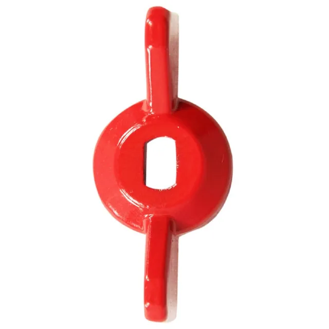 Ручка бабочка усиленная MPF для крана 1/2"-3/4", красная, красный, фото 2