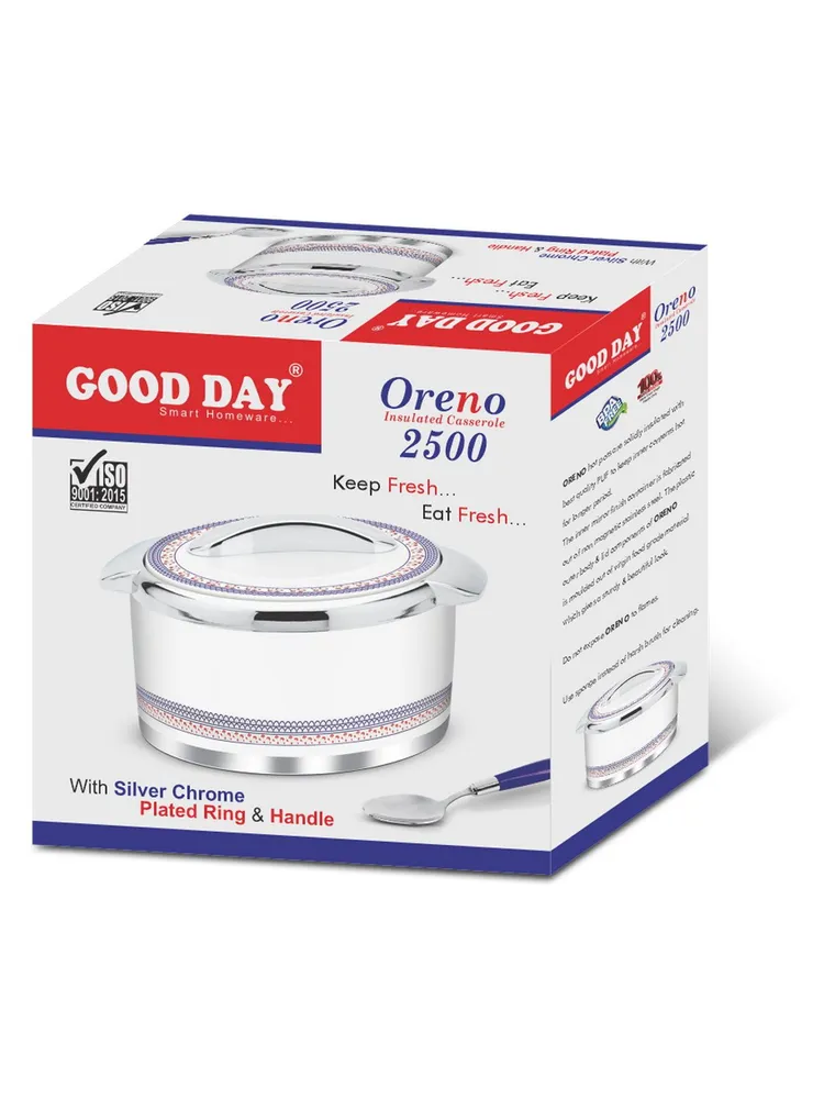 Термокастрюля Good Day Oreno White, объемом 2,5 литра, белый, фото 5