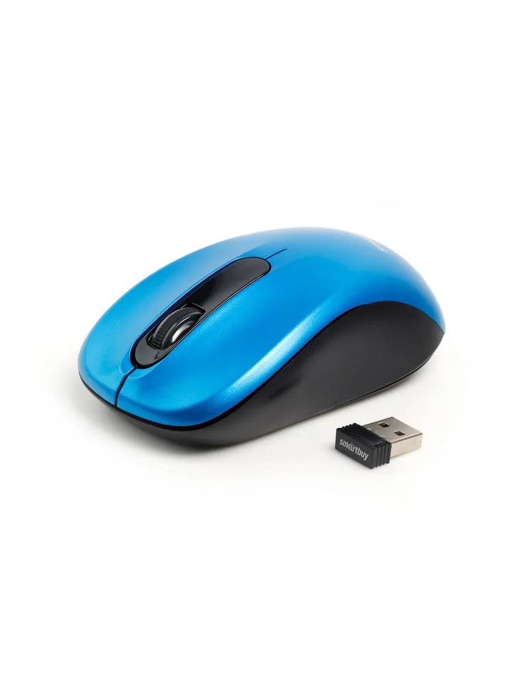 Мышь беспроводная Smartbuy 378AG, синяя, синий, фото 6