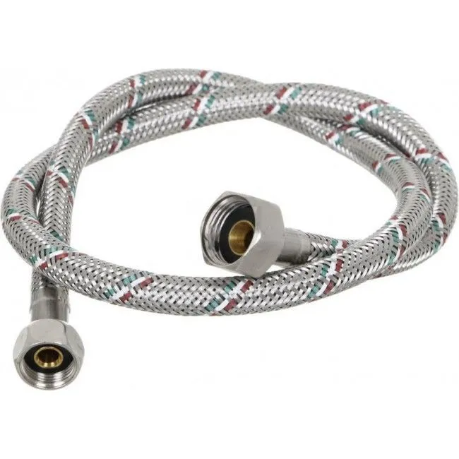 Шланг, гибкая подводка 1/2"х1/2" ВВ, в силиконовой обмотке 80 см ZERIX, вариант