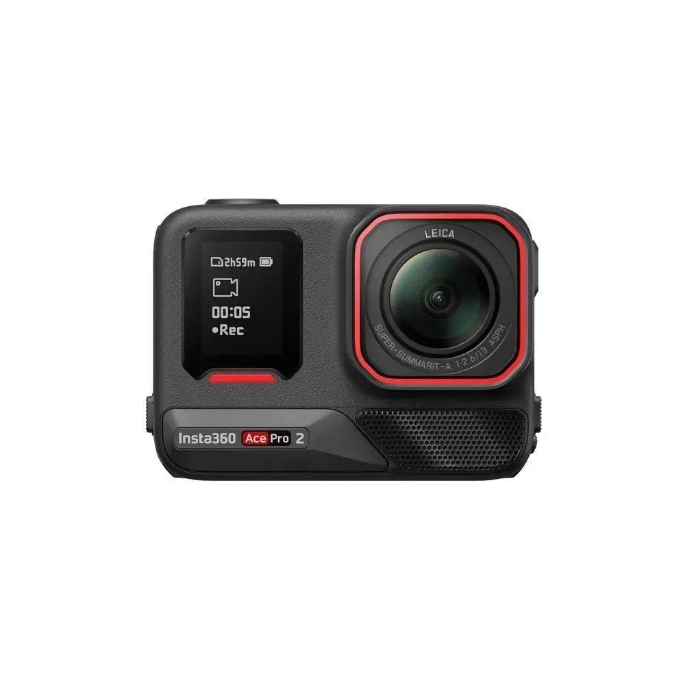 Insta360 Экшн-камера Ace Pro 2 + 2 AKB, черный, черный