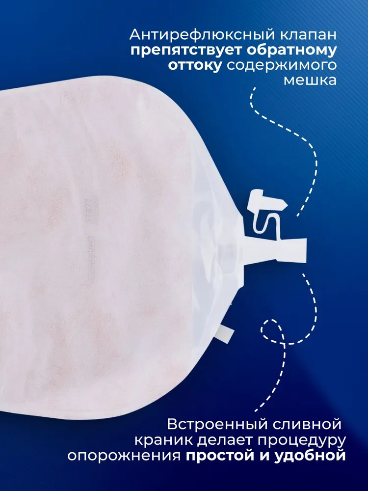 174771 Уроприемник однокомпонентный Coloplast Alterna, 10-55 мм, 20 шт, 20 шт, фото 3