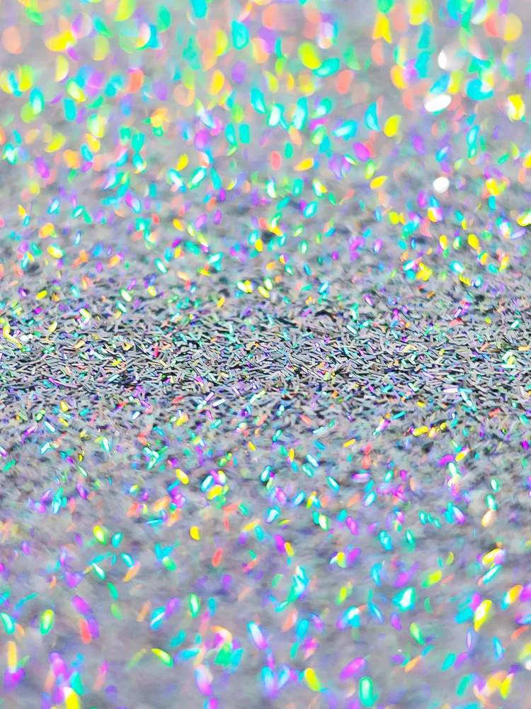 Glitteromania Блестки декоративные голография-серебро, глиттер для творчества. Флакон 110мл. Фракция 1,2мм. Палочки., 110 мл, фото 6