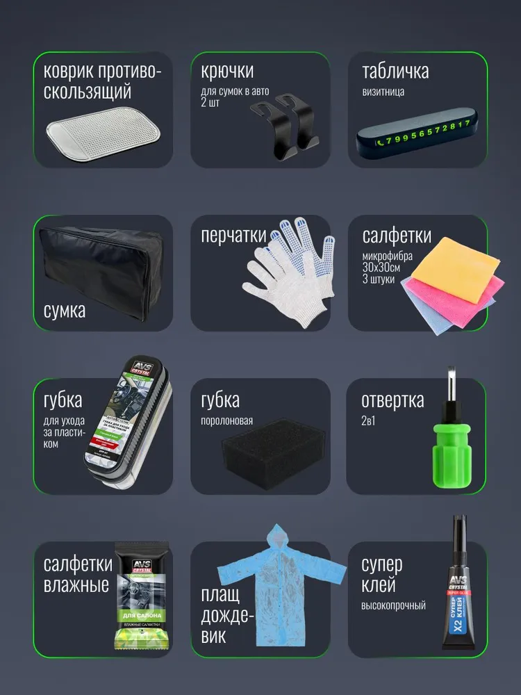 Подарочный набор автомобилиста в сумке, 26 предметов Подарок мужчине, вариант, фото 4