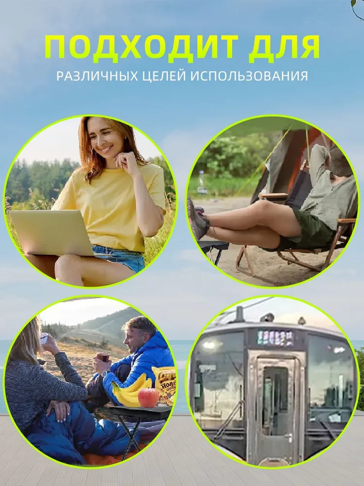 Стул складной туристический походный, стул-сумка для рыбалки, пикника и похода, вариант, фото 6
