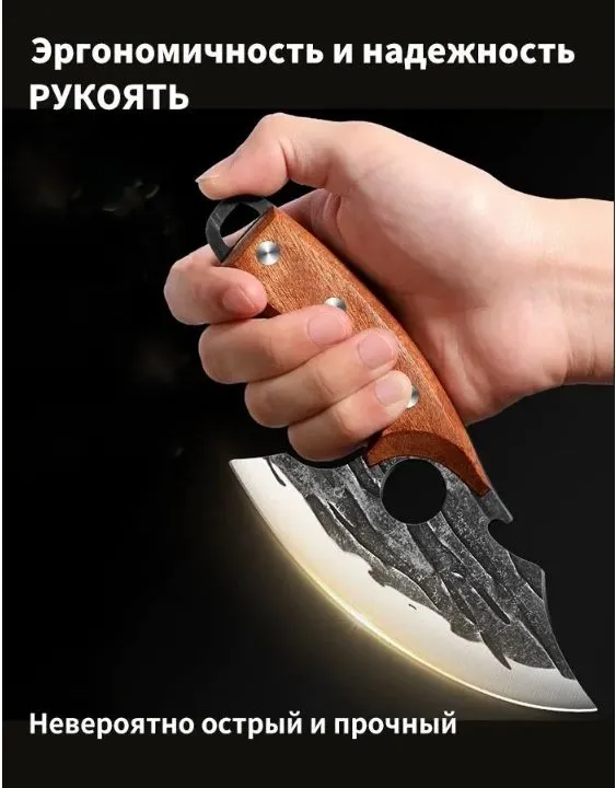 Нож для рыбы черный матовый, черный, фото 3