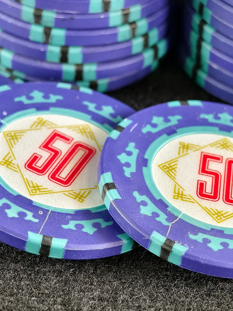 Покерные фишки Casino Royal номинал "50" - набор 50 штук., вариант, фото 3