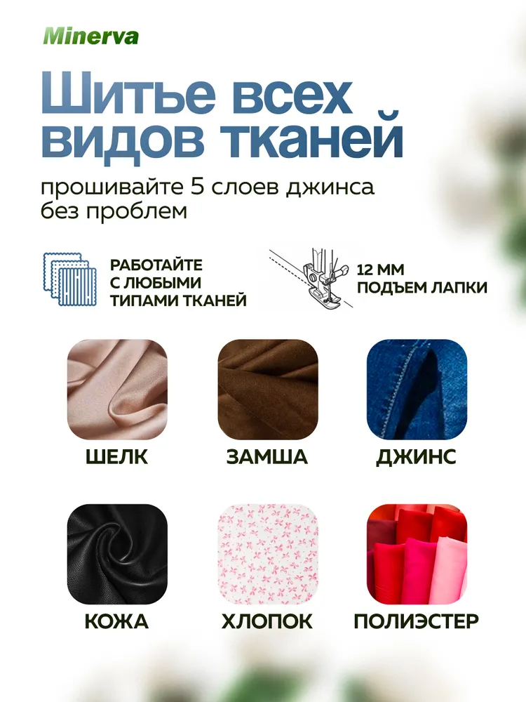 Minerva Швейная машина Next 421A, вариант, фото 6