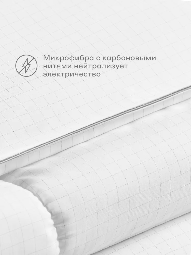 Одеяло евро всесезонное Pragma Fobum с чехлом из микрофибры, 200 х 220 см, 200x220 см, фото 4