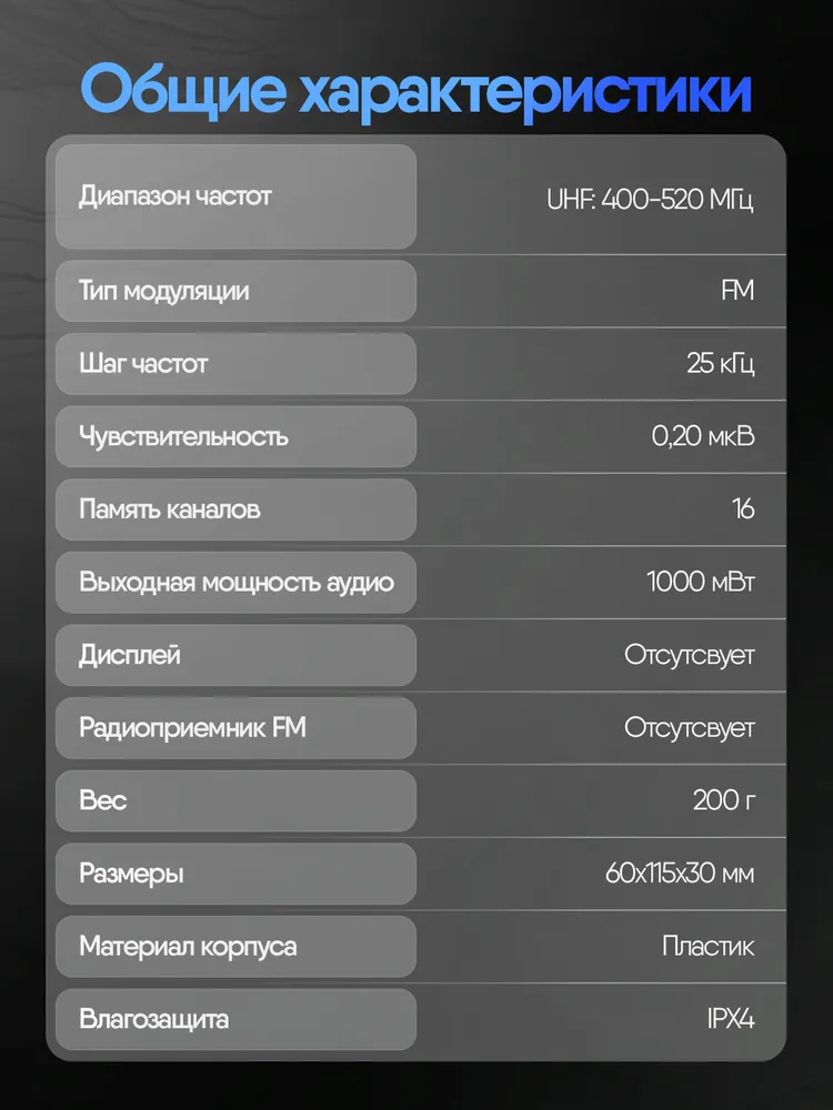 Рация Baofeng BF-666S (888S) черная, черный, фото 2
