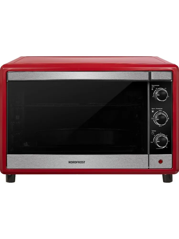 Мини-печь NORDFROST RC 450 ZR PIZZA, электрическая настольная духовка, 2 000 Вт, 45л, конвекция, гриль, вертел, противень для пиццы, 0 Вт, 45 л, фото 6