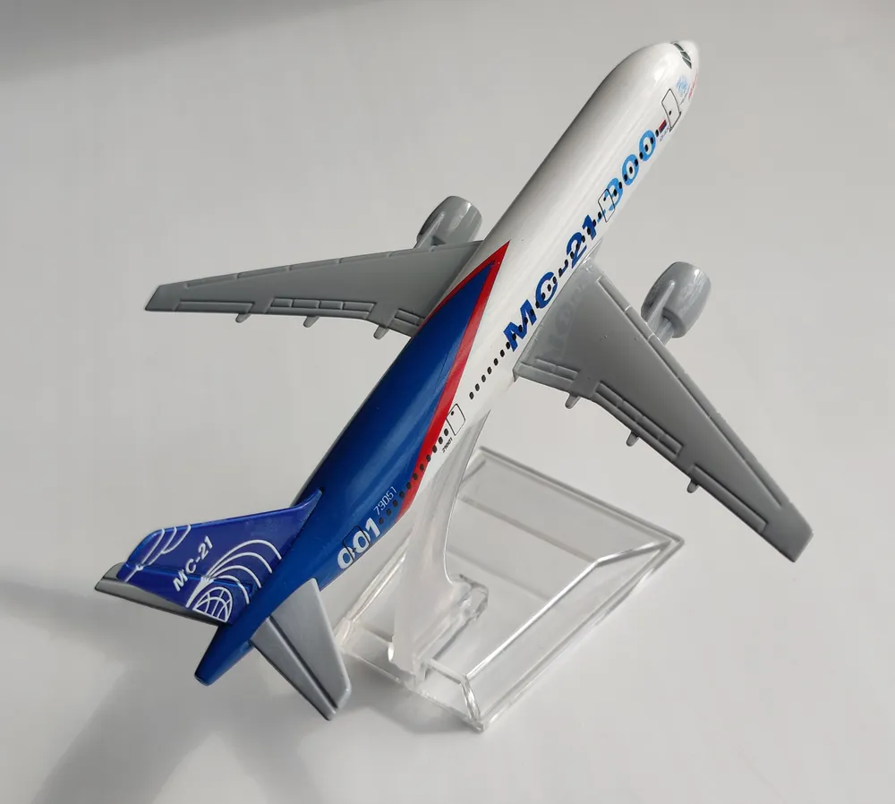 Сувенирная модель самолета MC-21, вариант, фото 4